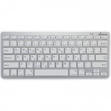 MediaRange Compact-sized Bluetooth 5.0 keyboard with 78 ultraflat keys - Silver (MROS132-GR) 